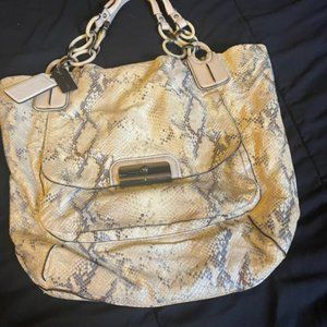 Authentic Coach Vintage Snake skin purse